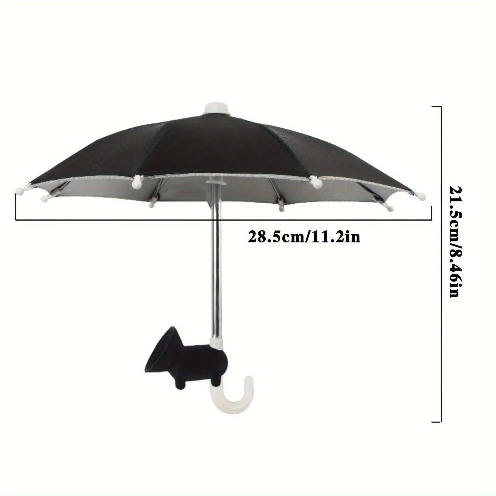 Creative Mini Umbrella Phone Stand, Universal Waterproof Holder for Smartphones, Portable Outdoor Rain & Sun Accessory